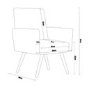 Ver imagem 3 de Poltrona Decorativa Nina Suede Azul Royal - Dominic Decor