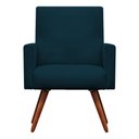 Ver imagem 1 de Poltrona Decorativa Nina Suede Azul Royal - Dominic Decor