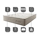 Ver imagem 3 de Colchão Casal CAMA INBOX Molas Ensacadas Euro 138x188x32 Cama inBox Ocean Bege
