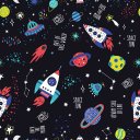 Ver imagem 1 de Papel de Parede Temático Espaço Sideral Baby - 1,50x0,50m