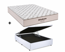 Ver imagem 4 de Cama Box Bau Casal Branco Colchão Fit D45 Espuma 138x188 - Ortobom