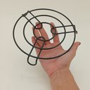 Ver imagem 7 de Descansos de Panela de Metal Preto 2x17x17cm Decoração Casa