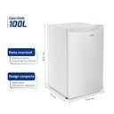 Ver imagem 3 de Freezer e Conservador Vertical Hq 100 Litros Branco Hq-100FVDX