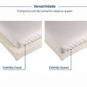 Ver imagem 7 de Guarda Roupa Planejado 6 Portas 2 Mesas de Cabeceira Samambaia CabeCasa MadeiraOriginals Offwhite