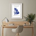 Ver imagem 2 de Quadro Matisse Gato - 60x48cm:moldura Preta
