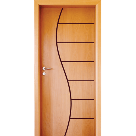 Folha de Porta Frisada HDF Modelo 33 Mapaf:82 cm