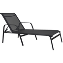 Ver imagem 3 de Kit 2 Espreguiçadeira Piscina em Alumínio e Tela Sling + Mesa Apoio Lateral em C
