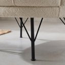 Ver imagem 6 de Poltrona Decorativa Organica Flora Pes Ferro Boucle Tce 1010 Moll