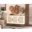 Ver imagem 2 de Buffet Aparador Andorra 3 Portas 1.30cm Edn:off White Nogueira