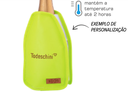 Ver imagem 3 de Cooler Térmico para Garrafa de Espumante Champagne Bolsa Gel Cor:verde Neon