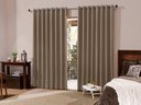 Ver imagem 1 de Cortina Blackout Tecido Quarto Casal Sala 3,00x2,30 M - Bege Escuro