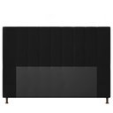 Ver imagem 4 de Cabeceira Casal Queen Cama Box 160cm para Quarto Malibu Suede Preto M11 - D’Rossi