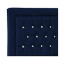 Ver imagem 5 de Cabeceira Casal Iasi P04 140 cm Suede - Doce Sonho Móveis - Azul Marinho TCA 948