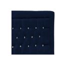 Ver imagem 6 de Cabeceira Casal Iasi P04 140 cm Suede - Doce Sonho Móveis - Azul Marinho TCA 948