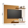 Painel Sala Suspenso para Tv até 55 Polegadas Menfis Nature Off White - 4