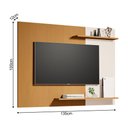 Ver imagem 4 de Painel Sala Suspenso para Tv até 55 Polegadas Menfis Nature Off White