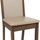 Ver imagem 4 de Kit 2 Cadeiras de Jantar 4280 Madesa Rustic/crema/sintético Bege