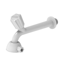 Ver imagem 1 de 6 Unidades Torneira para Pia com Chuveirinho Tam. 15cm 1/2'' Cor Branco Durín