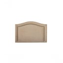 Ver imagem 1 de Cabeceira Solteiro 90x60 Suede Bege Tachas Fumê