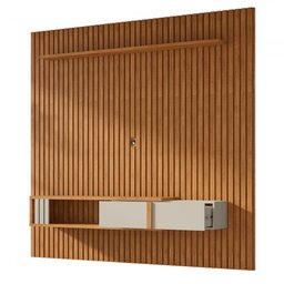 Painel para Tv até 85 Polegadas Cancun 1 Gaveta Naturalle/off White - Móveis Bechara - 3