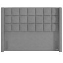 Ver imagem 4 de Cabeceira Cama Box Queen 160 cm P05 Paris Linho Cinza - Lyam Decor