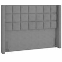 Ver imagem 2 de Cabeceira Cama Box Queen 160 cm P05 Paris Linho Cinza - Lyam Decor