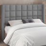 Cabeceira Cama Box Queen 160 Cm P05 Paris Linho Cinza Escuro - Lyam Decor - 2