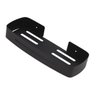 Suporte para Shampoo Sabonete Retangular Parede Banheiro Aço Inox - Preto Fosco - 5