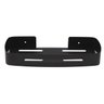 Suporte para Shampoo Sabonete Retangular Parede Banheiro Aço Inox - Preto Fosco - 2