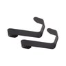 Suporte para Shampoo Sabonete Retangular Parede Banheiro Aço Inox - Preto Fosco - 8