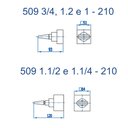 Ver imagem 6 de Acabamento para Registro 3/4 D'oro Vecchio Prima 210 Fani