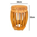 Ver imagem 5 de Puff Garden Seat em Madeira de Demolição Sudeste Rústico