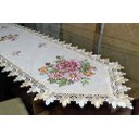 Ver imagem 1 de Caminho de Mesa Rose Flower - 1,50 m Arte & Tear Caminho de Mesa Ponto Cruz