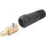 Conector rápido macho 13 mm para cabo de solda Vonder - 1