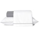 Ver imagem 1 de Jogo de Lençol Solteiro Linea Micropercal 200 Fios 3 Peças - Cinza