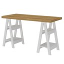Ver mais imagens de Mesa para Escritório Escrivaninha Home Office Art A02 Olmo Branco - Lyam Decor