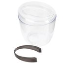 Ver imagem 2 de Kit 3 Baldes de Gelo com Tampa e Pegador 1,9l Transparente Crippa Plástico Champanheira
