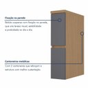 Ver imagem 5 de Balcão Porta Temperos Condessa Cinza/Carvalho Titânio