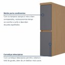 Ver imagem 6 de Balcão Porta Temperos Condessa Cinza/Carvalho Titânio