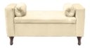 Ver imagem 1 de Recamier Baú Félix 180cm Suede Bege
