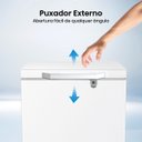 Ver imagem 3 de Freezer Horizontal Hisense 141L Inverter com Função My Fresh Choice Branco FT145N1AWA Bivolt