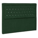 Ver imagem 1 de Cabeceira Casal Iasi P04 140 cm Suede Verde TCA 947 - Amarena Móveis