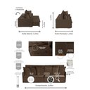 Ver imagem 3 de Sofá Modular Olinda 4 Lugares 2.30 MT com Molas Retrátil e Reclinável Veludo Nobre Sofatec
