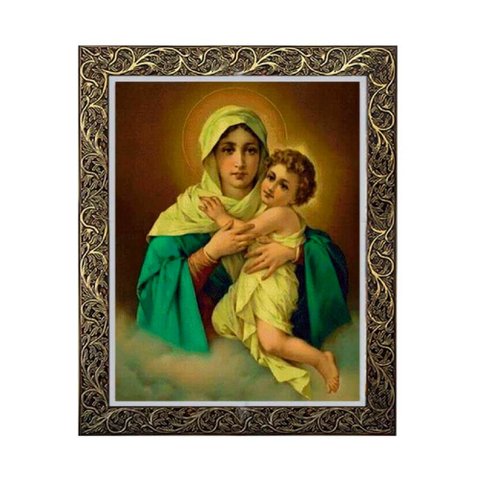 Quadro Mãe Rainha Moldura Luxo 55 cm x 45 cm