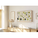 Ver imagem 1 de Quadro Decorativo N°163 160x90cm - Panorâmico - Árvores - S Nórdico - Madeira Clara - Rollflex