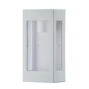 Ver imagem 1 de Arandela em Polipropileno Dital Branco com Lente Cristal 444 1xe27 25cm