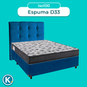 Ver imagem 4 de Conjunto Cama Box Azul Casal + Colchão D33 Iso100 Ortobom + Cabeceira