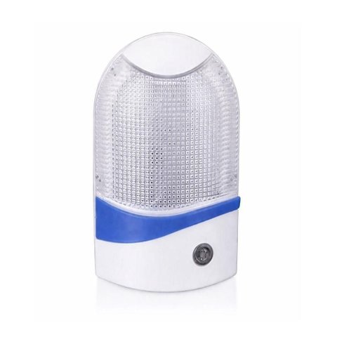 Luminária LED Sensor Noturno Automático Tomada Bivolt Luz Branca