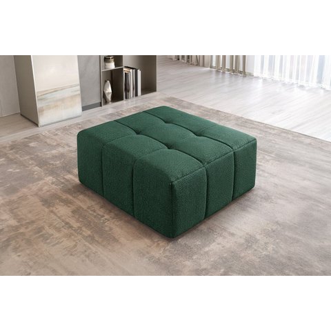 Puff para Sala de Estar Linho Verde