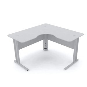 MESA EM L P/ ESCRITÓRIO 130X130 PANDIN MAXXI - CINZA ETP1313